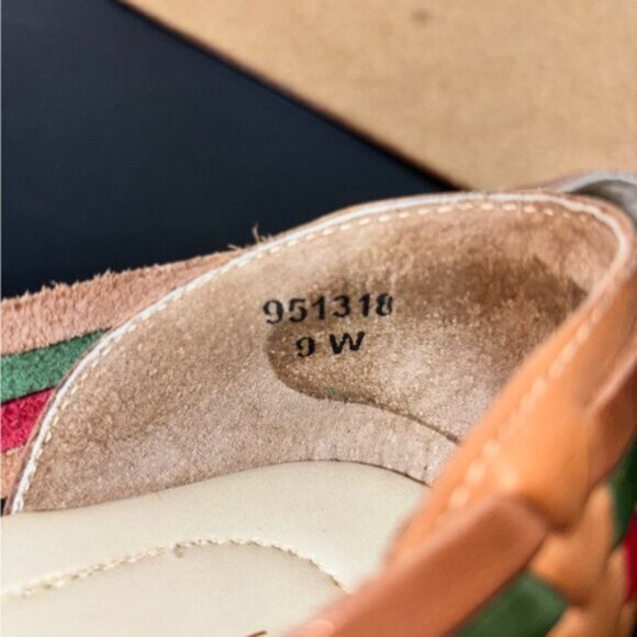 Softspots Multicolor Leather Flats 9W Shoes Bohemian Casual - Picture 7 of 9